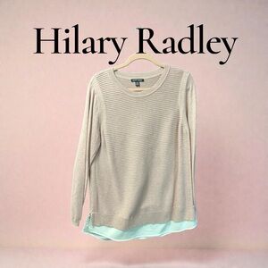 𝅺HILLARY Radley 2Fer Sweater EUC